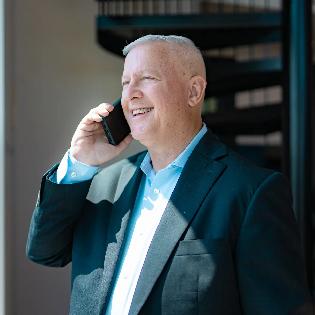 Roger Chasteen on the phone.